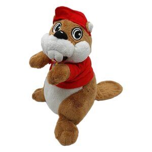 Buc-ee's Mascot Bucky The Beaver 10" Plush Wearing T-Shirt And Hat Jagg